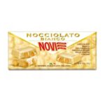 Czekolada biała z orzechami laskowymi 130g Novi