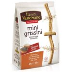 Mini Grissini bezglutenowe z sezamem i chia 250g Le Veneziane