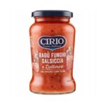 Ragù z Grzybami, Kiełbasą i Pomidorkami Datterini Włoski Sos 350g Cirio