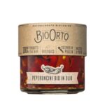 Peperoncini Bio włoskie ostre papryczki w oliwie 175g Bio Orto