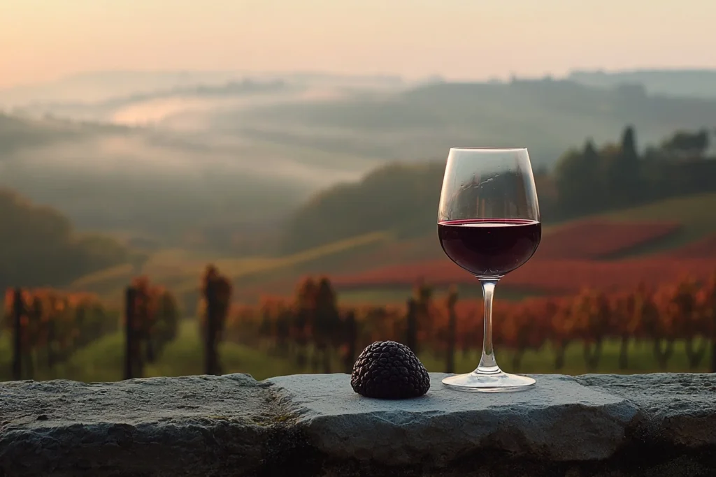 Jesień w Piemoncie – mgły, trufle i czerwone wino