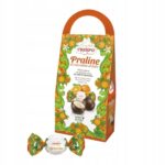 Praliny czekoladowe z nadzieniem pomarańczowym w pudełku prezentowym 200g Crispo