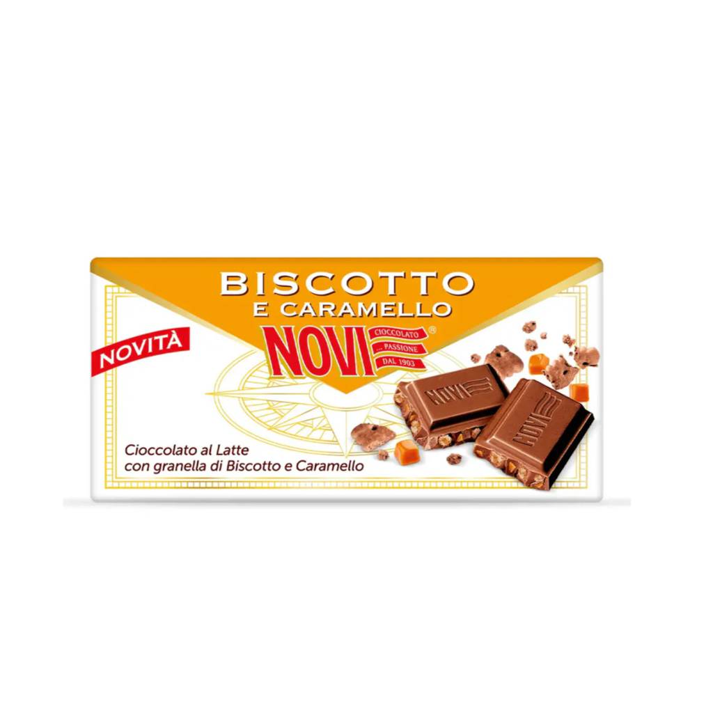 Novi Biscotto e Caramello – czekolada mleczna 100 g