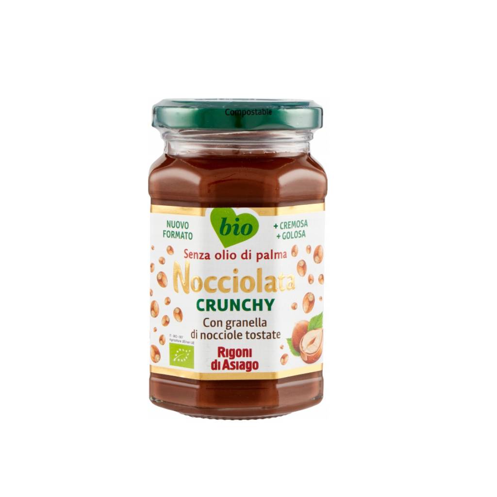 Rigoni di Asiago Nocciolata Crunchy BIO – krem orzechowo-kakaowy 250 g