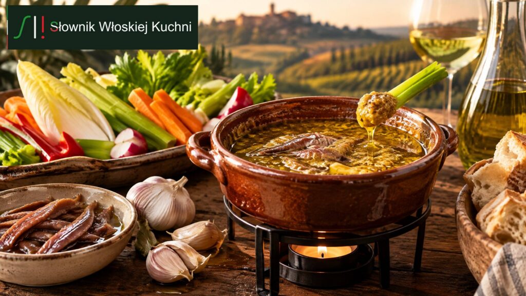 Bagna càuda – piemoncki sos z anchois, czosnku i oliwy