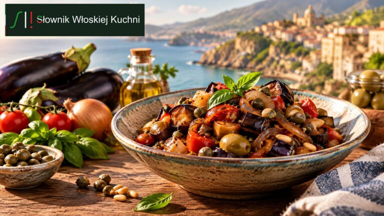 Caponata – sycylijskie bakłażany w słodko-kwaśnym sosie
