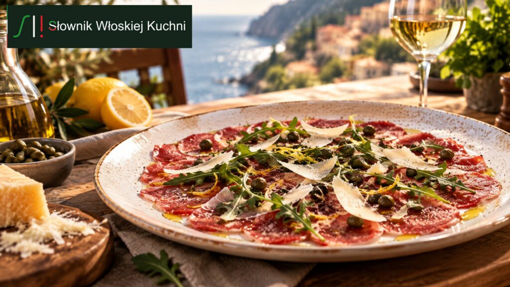 Carpaccio – włoska przystawka z cienko krojonych składników