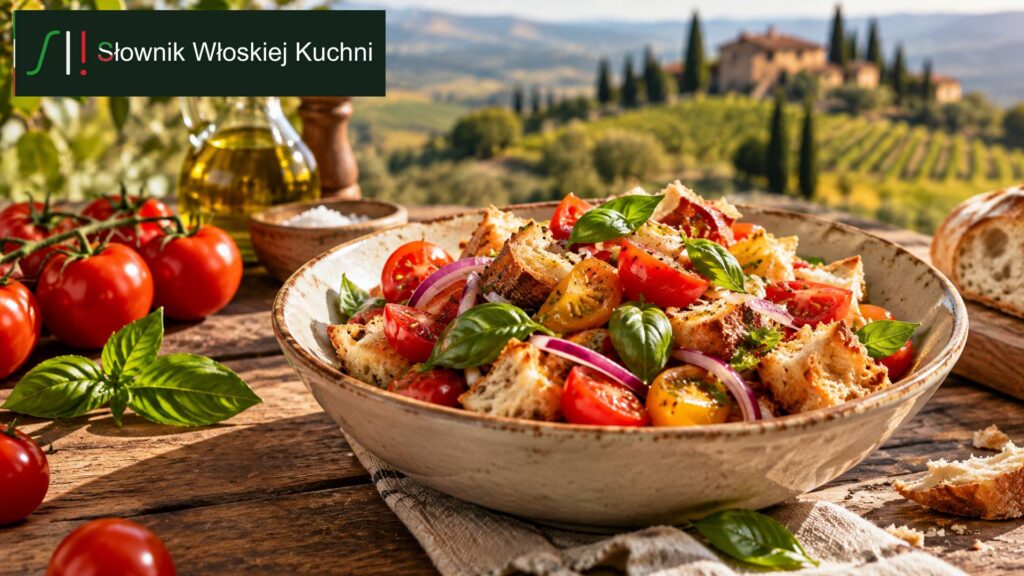 Panzanella – toskańska sałatka z chleba i pomidorów