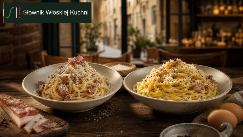 Co to jest pasta alla gricia i czym różni się od carbonary?