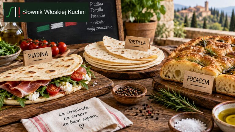 Piadina – co to jest i czym różni się od tortilli i focacci?