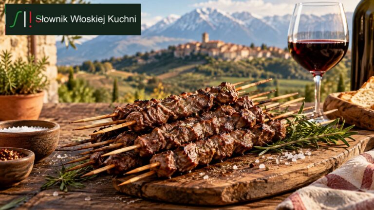 Arrosticini – abruzyjskie szaszłyki z mięsa owczego