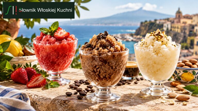 Granita – sycylijski mrożony deser z owoców, kawy lub migdałów