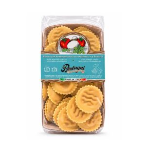 Bertagni Ravioli z pomidorami, mozzarellą i bazylią 250 g